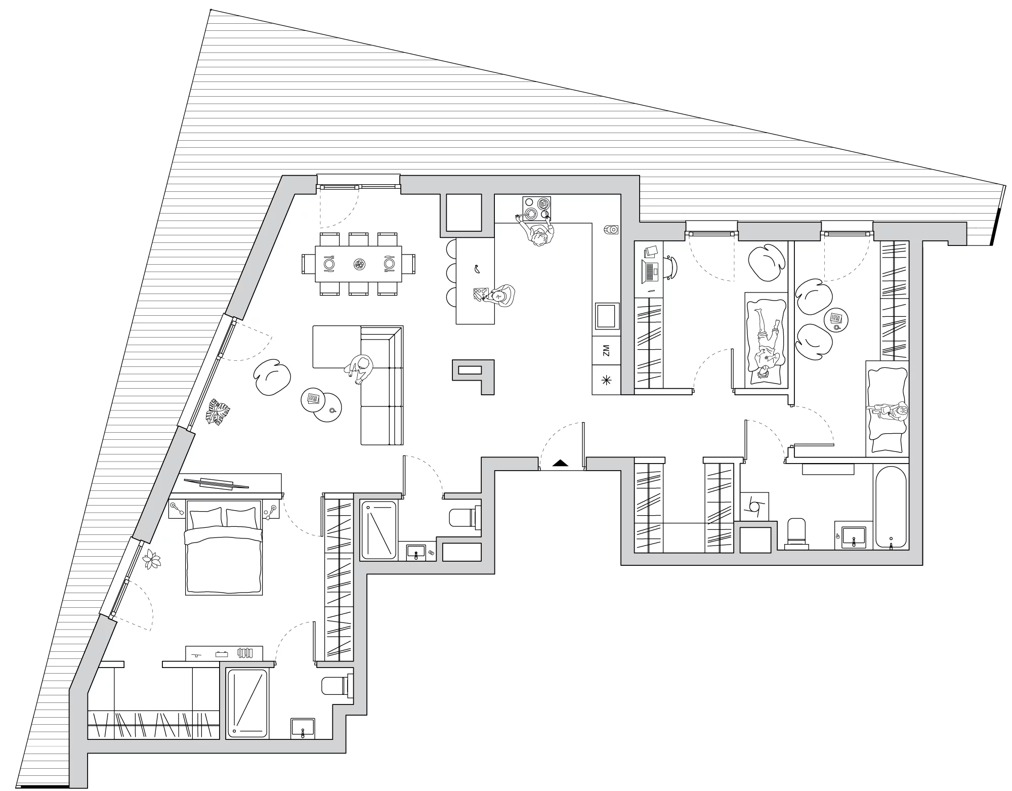 4 pokoje, mieszkanie 107,26 m², piętro 17, oferta nr A/CO-M94, Cosmo, Chorzów, Centrum, Klimzowiec, ul. Astrów 10
