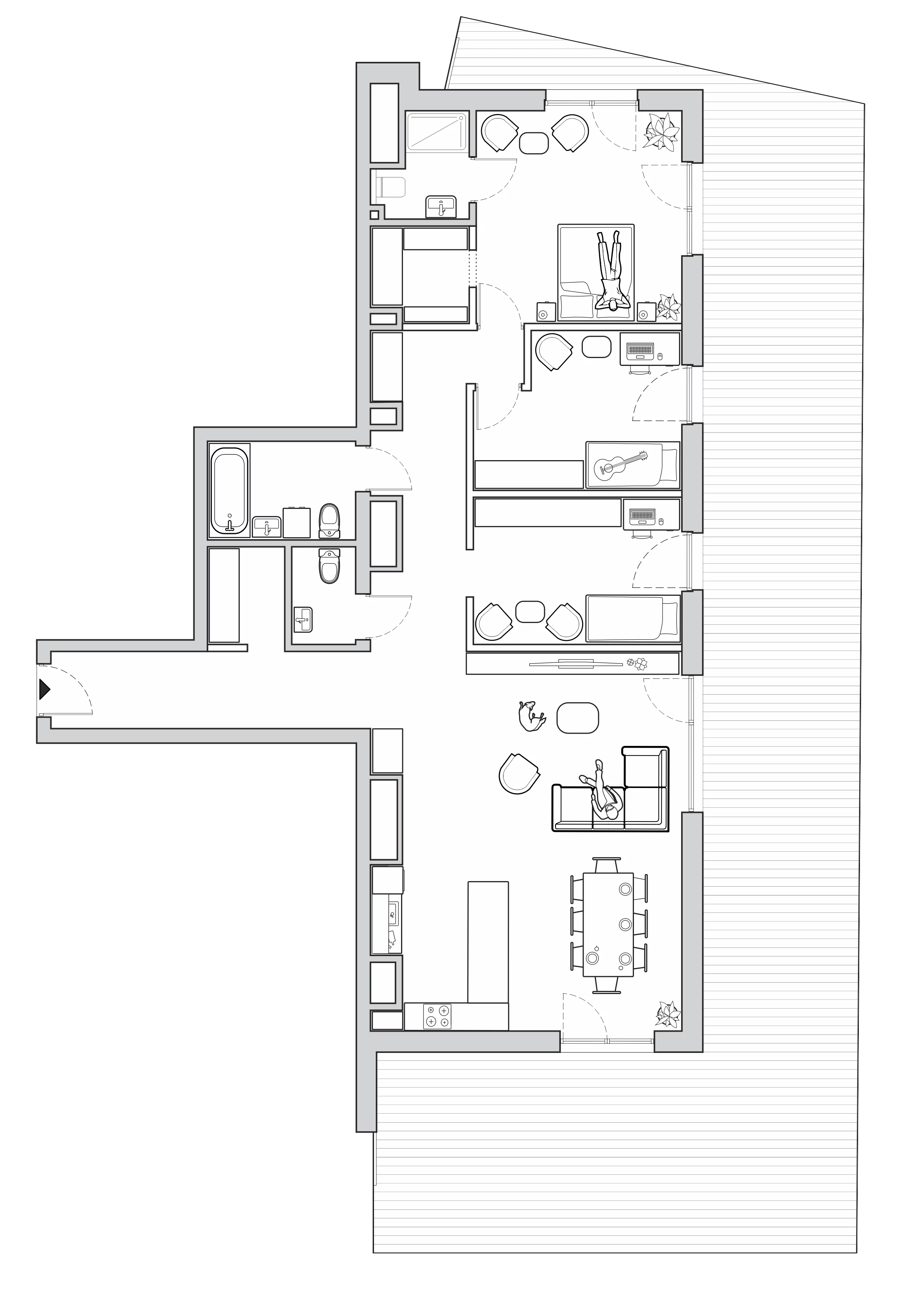 4 pokoje, mieszkanie 112,46 m², piętro 17, oferta nr A/CO-M95, Cosmo, Chorzów, Centrum, Klimzowiec, ul. Astrów 10