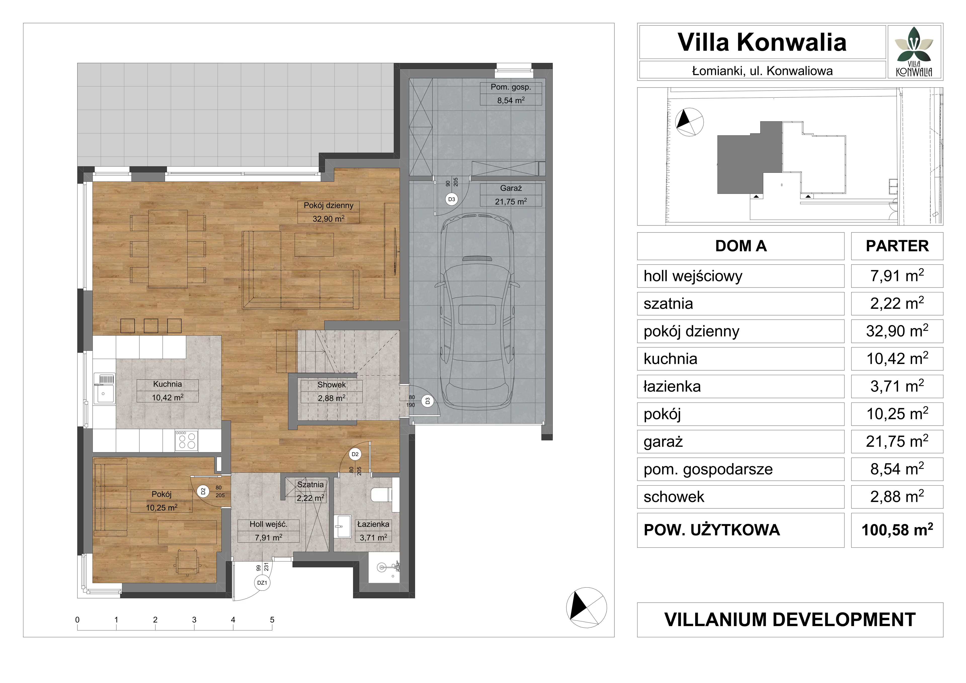 Dom 200,17 m², oferta nr 1A, Villa Konwalia, Łomianki, ul. Konwaliowa