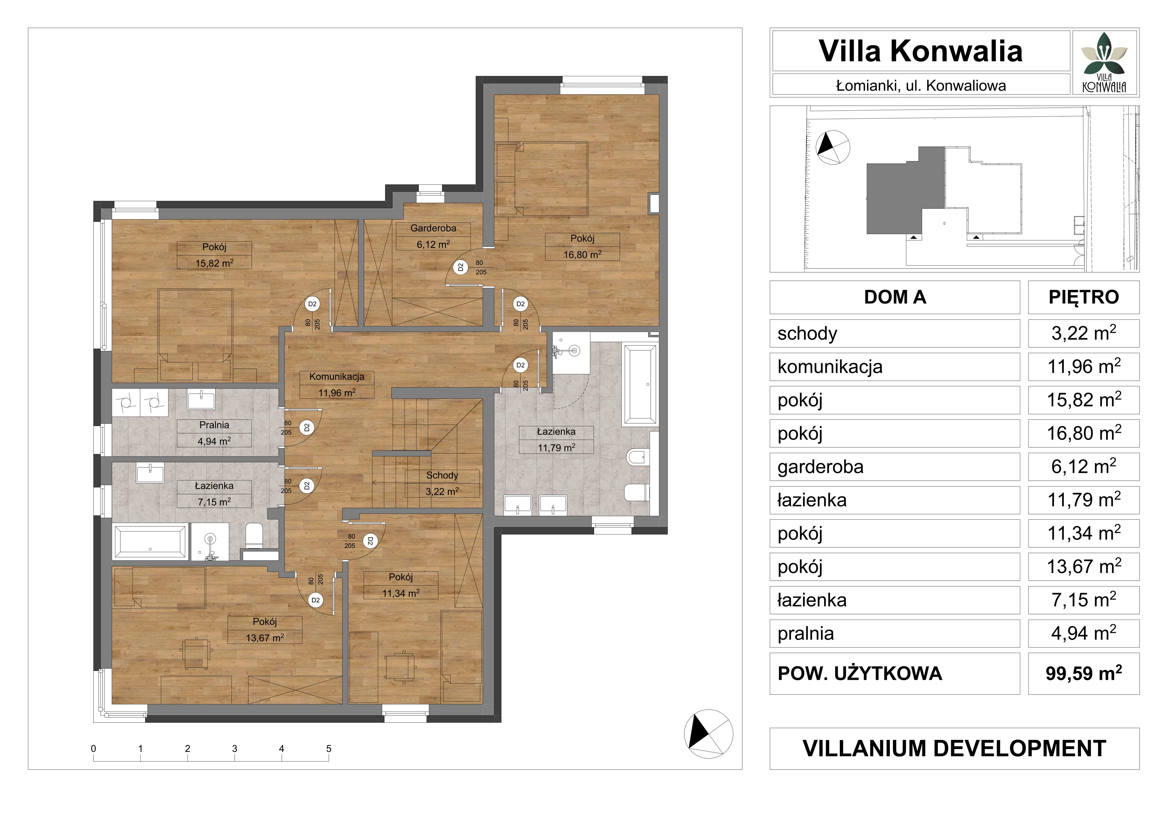 Dom 200,17 m², oferta nr 1A, Villa Konwalia, Łomianki, ul. Konwaliowa