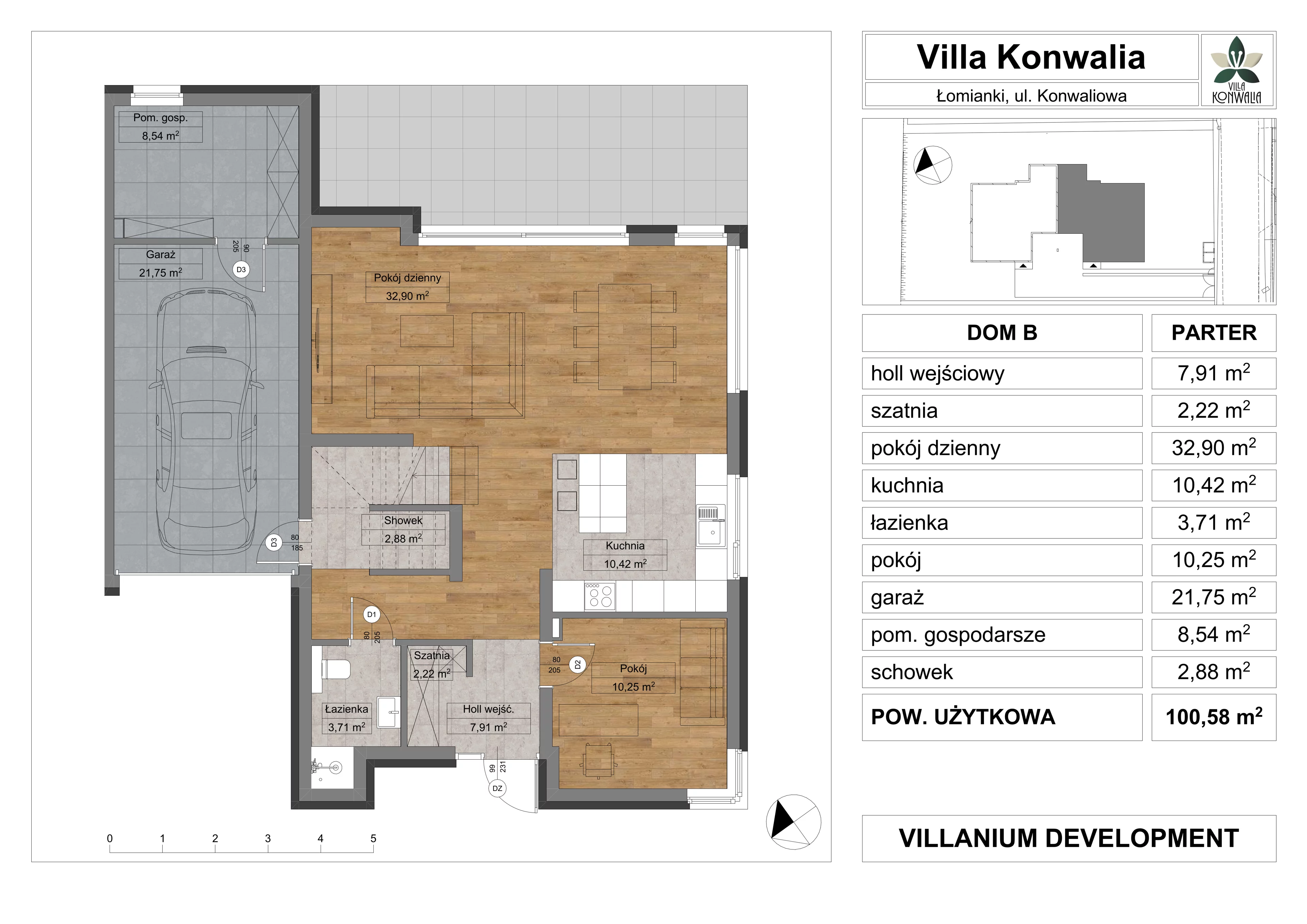 Dom 200,17 m², oferta nr 1B, Villa Konwalia, Łomianki, ul. Konwaliowa