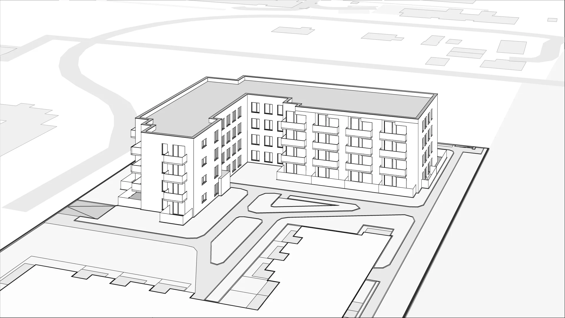 Wirtualna makieta 3D mieszkania 37.2 m², B2.48