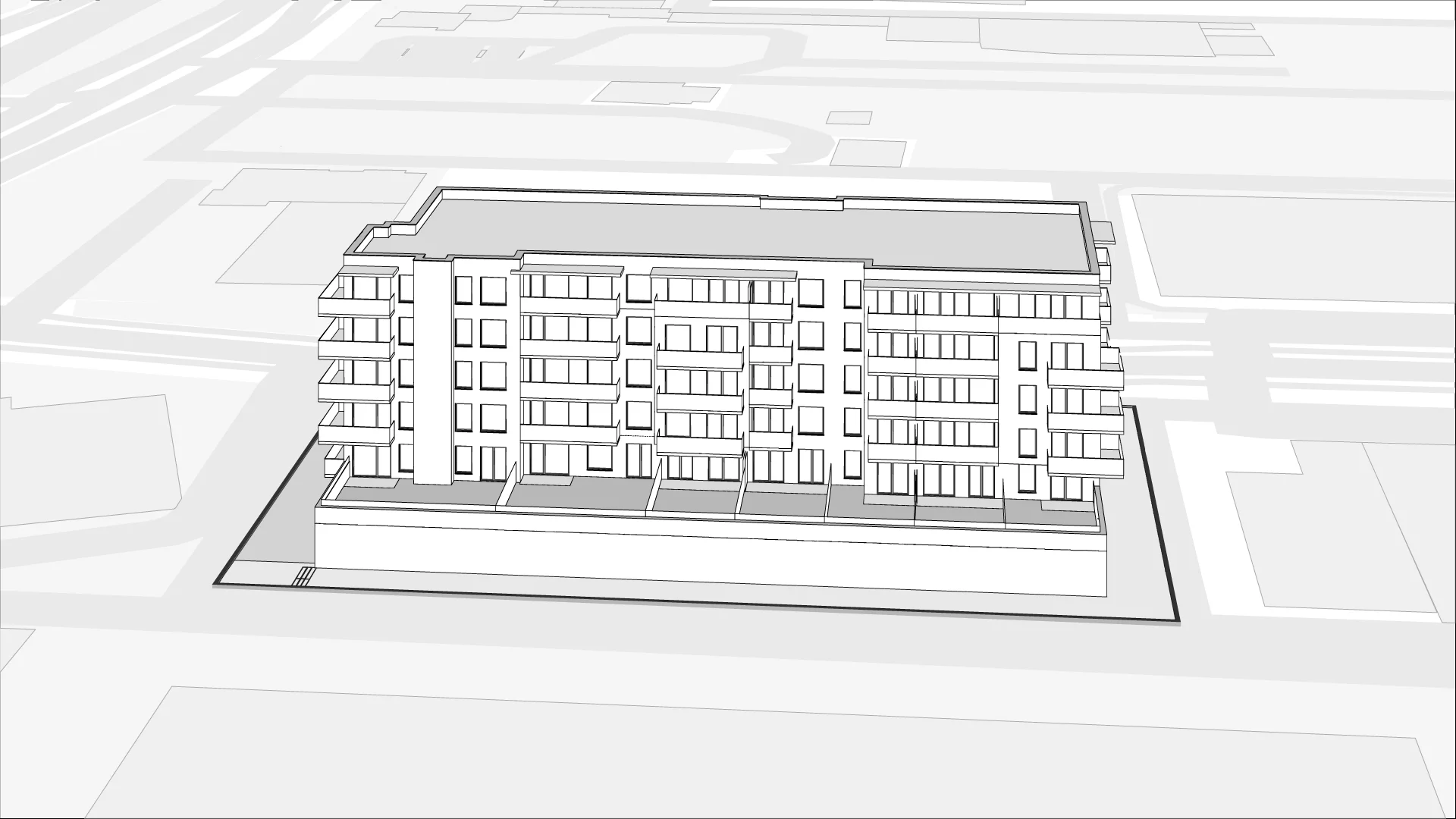 Wirtualna makieta 3D mieszkania 47.68 m², M33