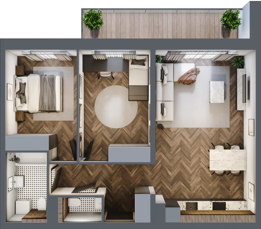 3 pokoje, mieszkanie 66,62 m², piętro 3, oferta nr M37, Nowe Sady 85, Łódź, Polesie, ul. Nowe Sady 85