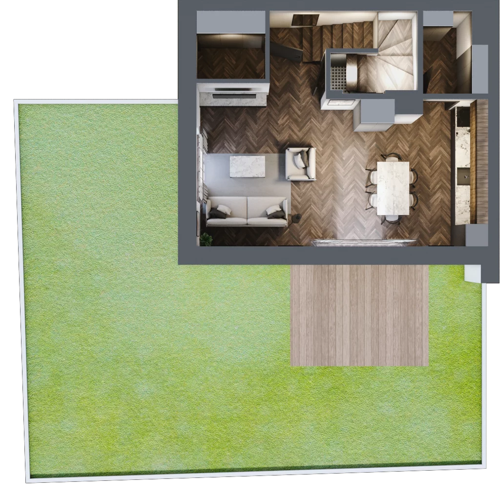 4 pokoje, mieszkanie 89,88 m², parter, oferta nr 11A, Zielone Kolumny, Łódź, Górna, Wiskitno, ul. Kolumny 