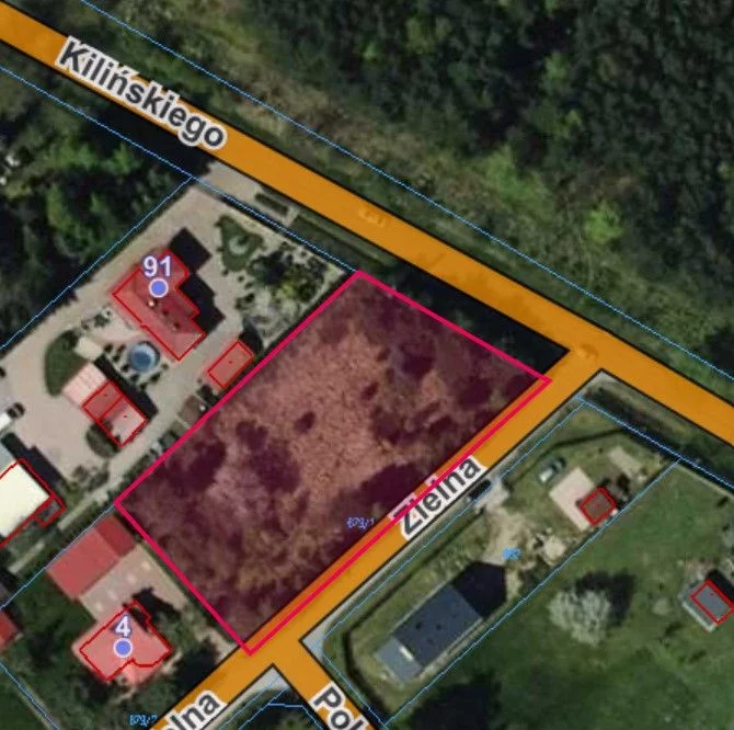 Działka 1 970,00 m², oferta nr , MNO411980, Lutomiersk, Kilińskiego