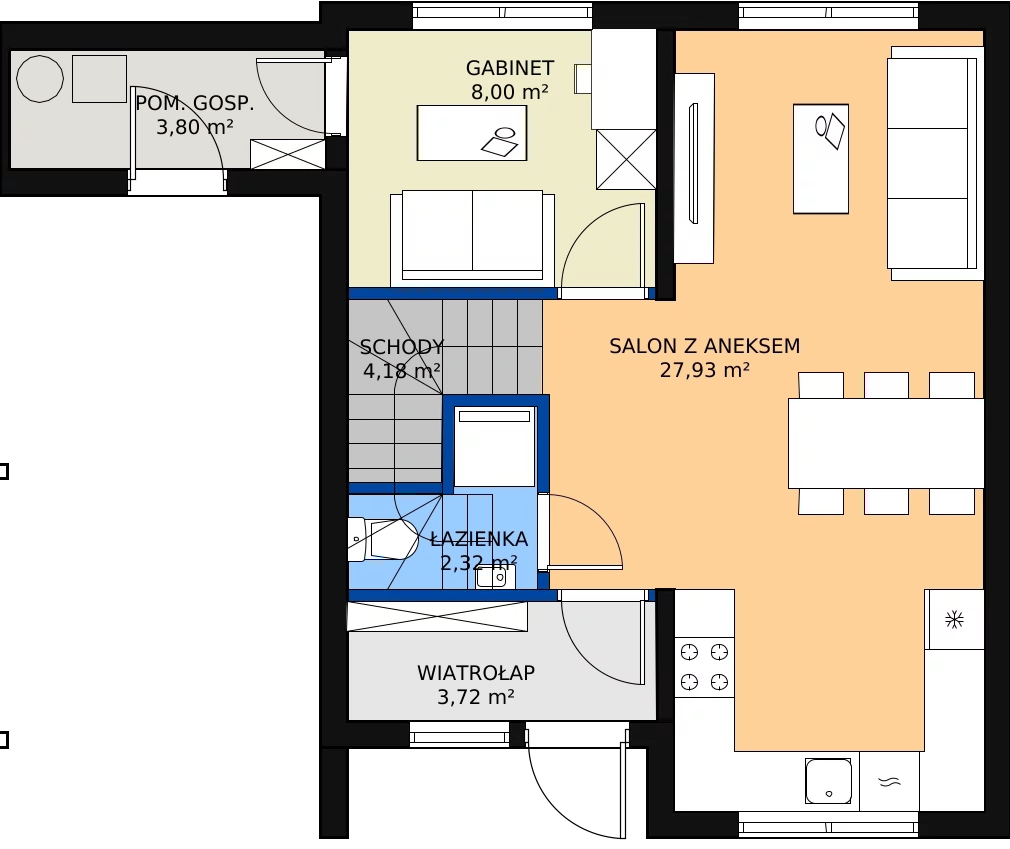 Nowy dom, 88,00 m², oferta nr 9B