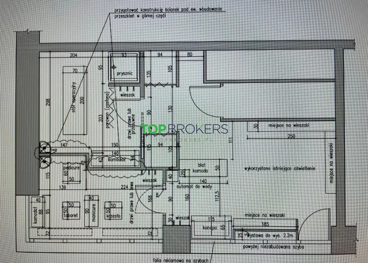 Lokal użytkowy 46,00 m², oferta nr , TB#339612329, Warszawa