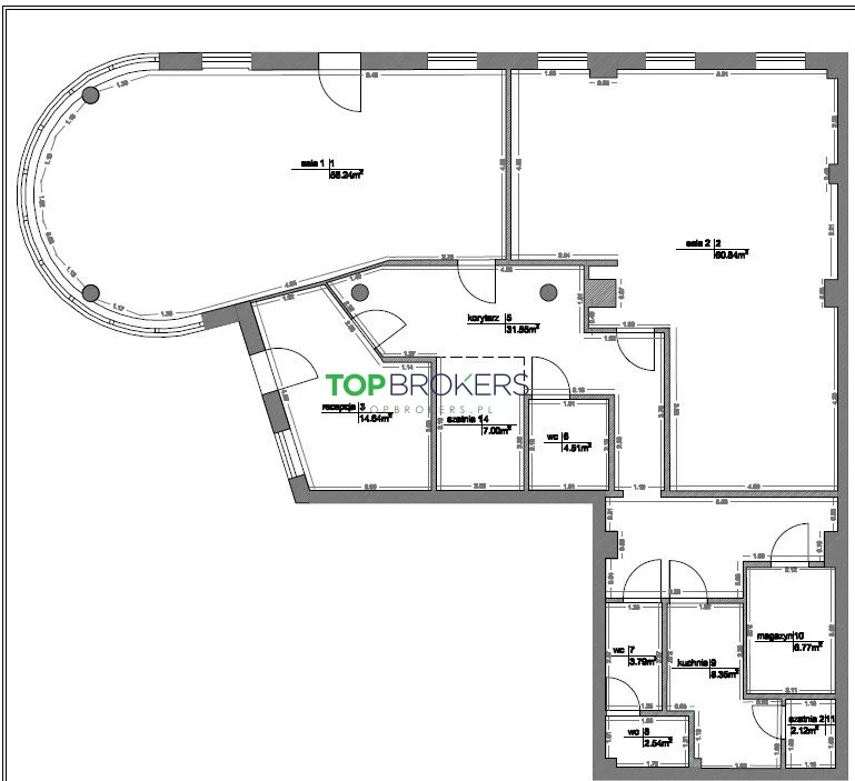 Lokal użytkowy 203,61 m², oferta nr , TB#324048129, Warszawa