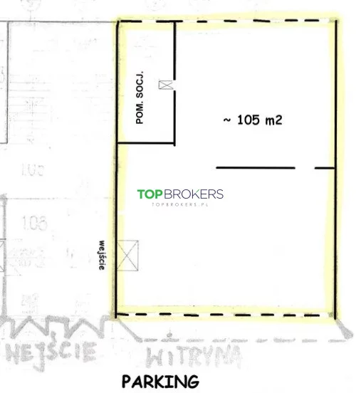 Lokal użytkowy 105,00 m², oferta nr , TB#143796967, Warszawa