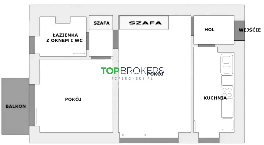 2 pokoje, mieszkanie 37,60 m², piętro 4, oferta nr , TB#357179, Warszawa, Braci Pillatich