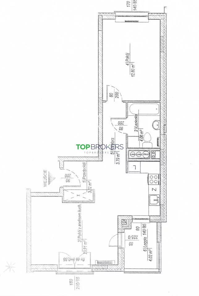 2 pokoje, mieszkanie 48,00 m², piętro 8, oferta nr , TB#401075, Warszawa, Sokratesa