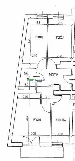 3 pokoje, mieszkanie 54,97 m², piętro 1, oferta nr , TB#389567, Warszawa, Aleja Niepodległości