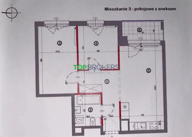 3 pokoje, apartament 55,54 m², piętro 3, oferta nr , TB#284435644, Warszawa, Goleszowska