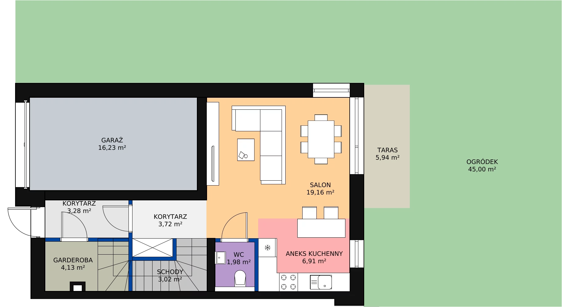 Zalety mieszkania 106.9 m², M14