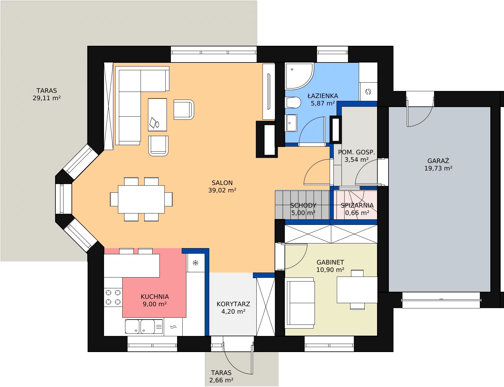 Nowy dom, 150,00 m², oferta nr 1A