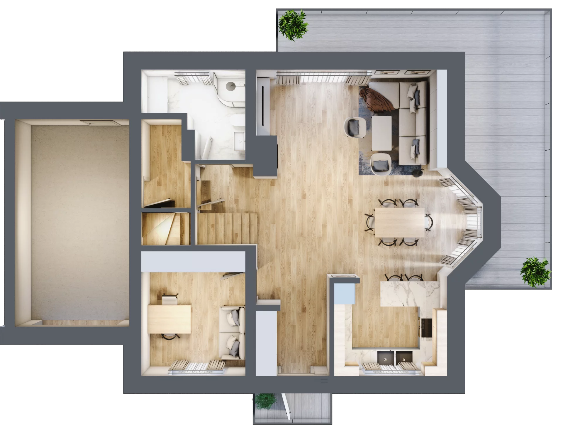 Dom 150,00 m², oferta nr 2B, Willa Kamieniec Wrocławski, Kamieniec Wrocławski, ul. Kolejowa