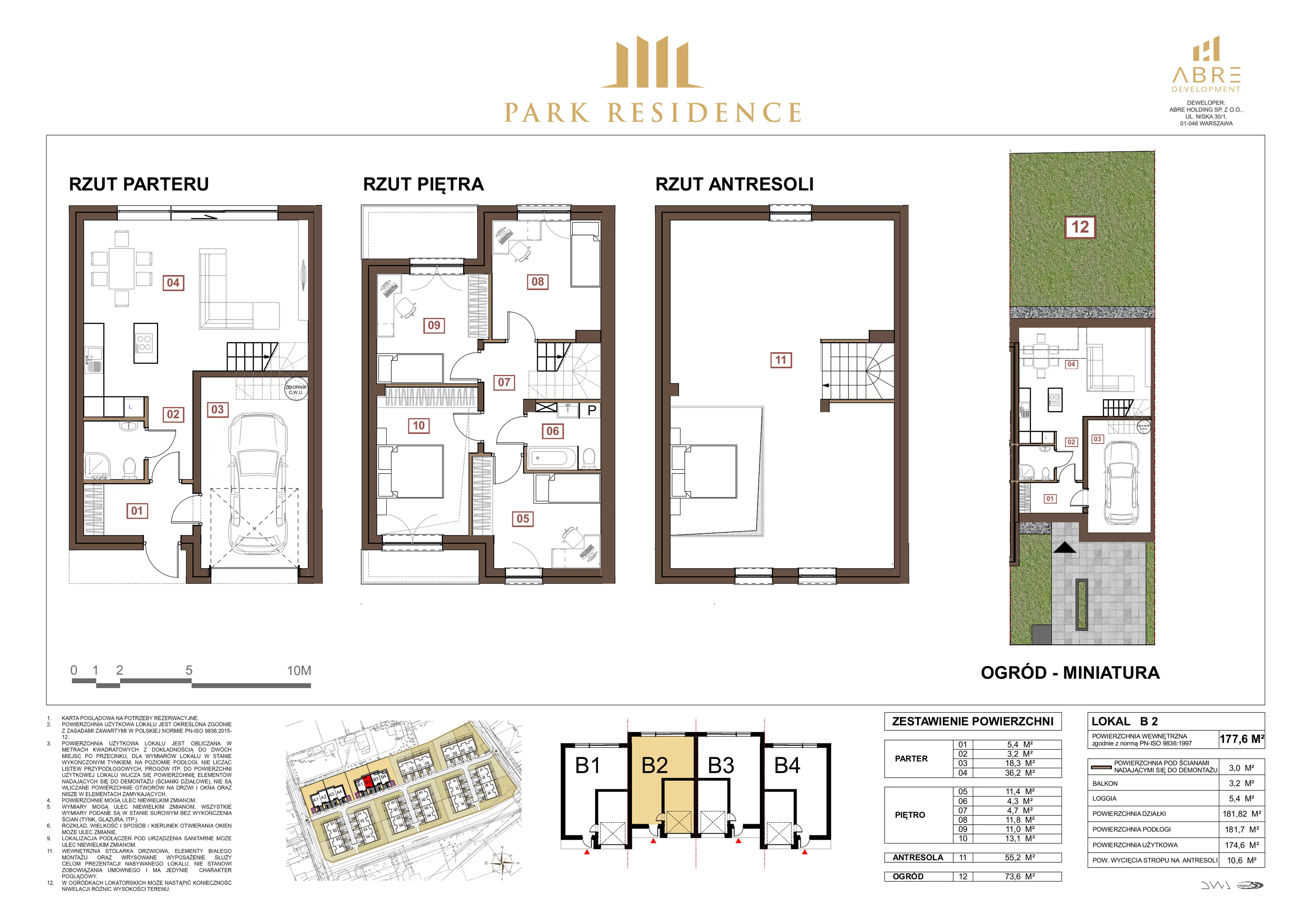 Dom 177,60 m², oferta nr B2, Park Residence, Warszawa, Białołęka, Henryków, ul. Uczniowska 3