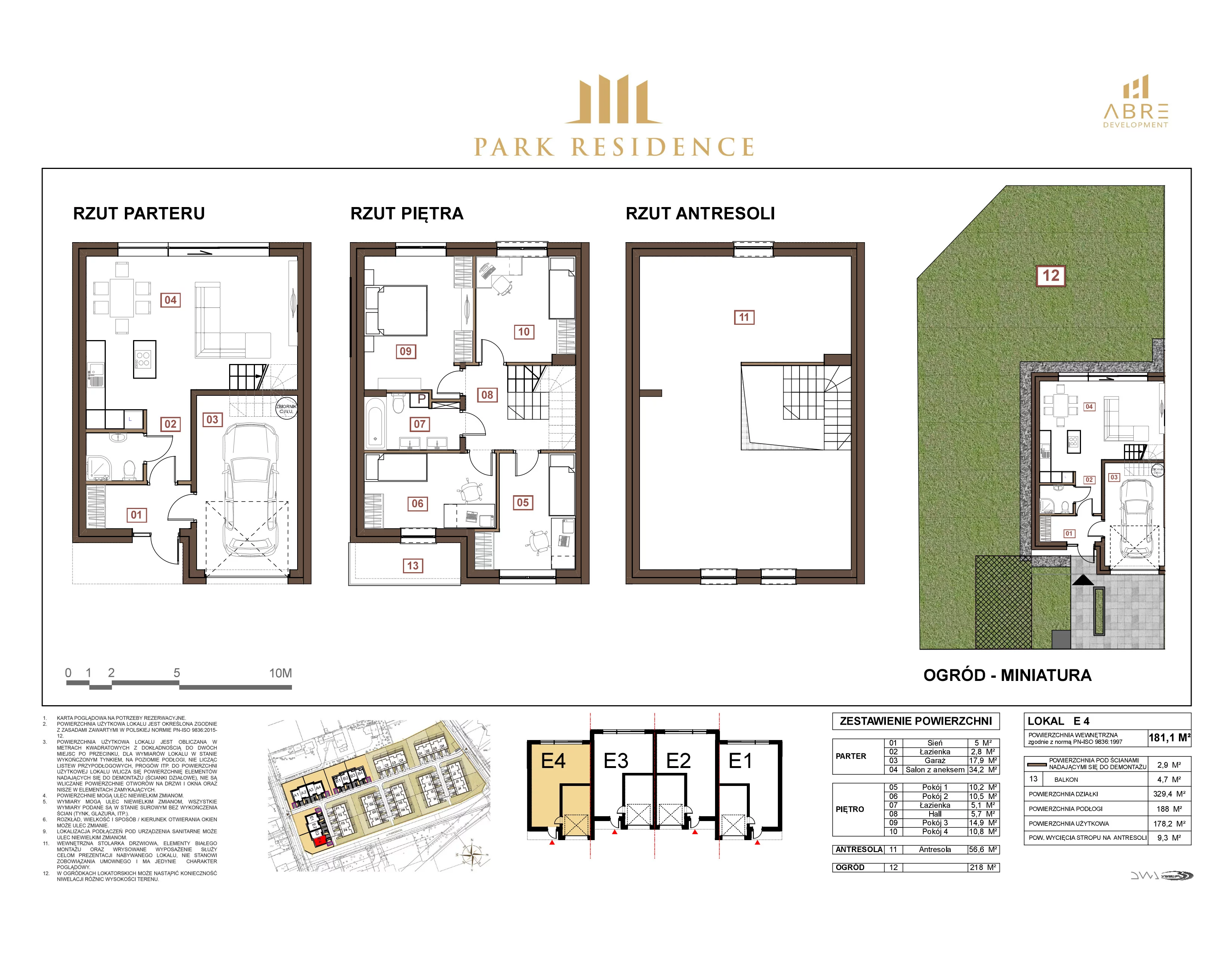 Dom 181,10 m², oferta nr E4, Park Residence, Warszawa, Białołęka, Henryków, ul. Uczniowska 3