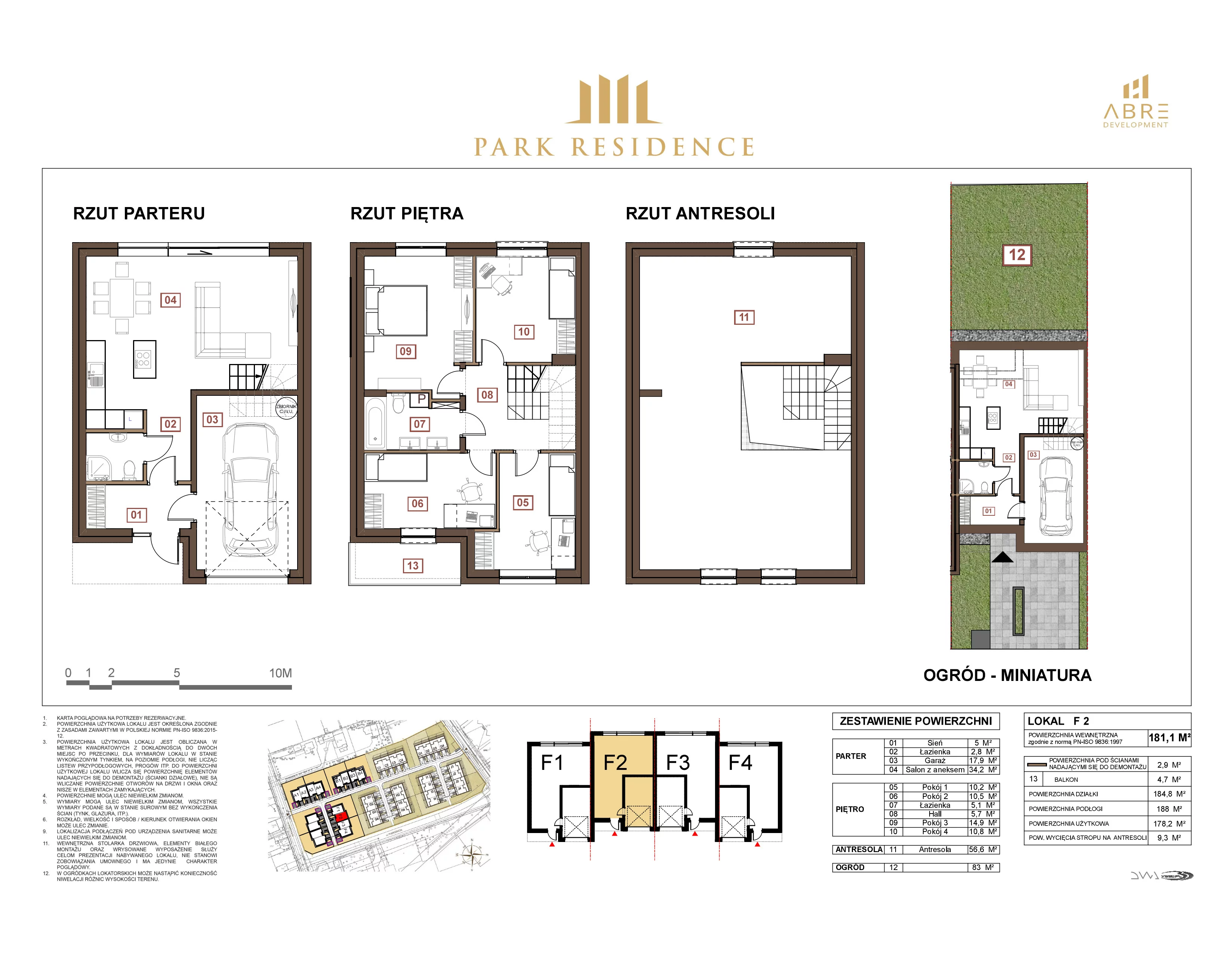 Dom 181,10 m², oferta nr F2, Park Residence, Warszawa, Białołęka, Henryków, ul. Uczniowska 3