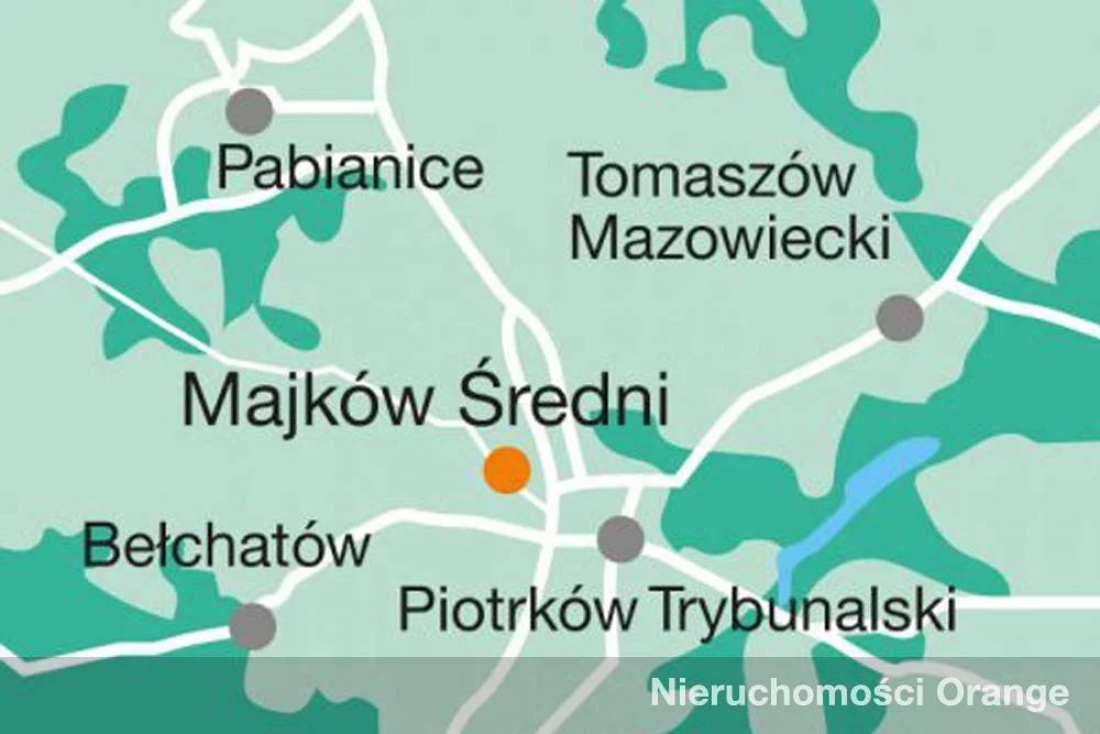 Działka 6 925,00 m², oferta nr , T05479, Majków Średni, gm. Grabica