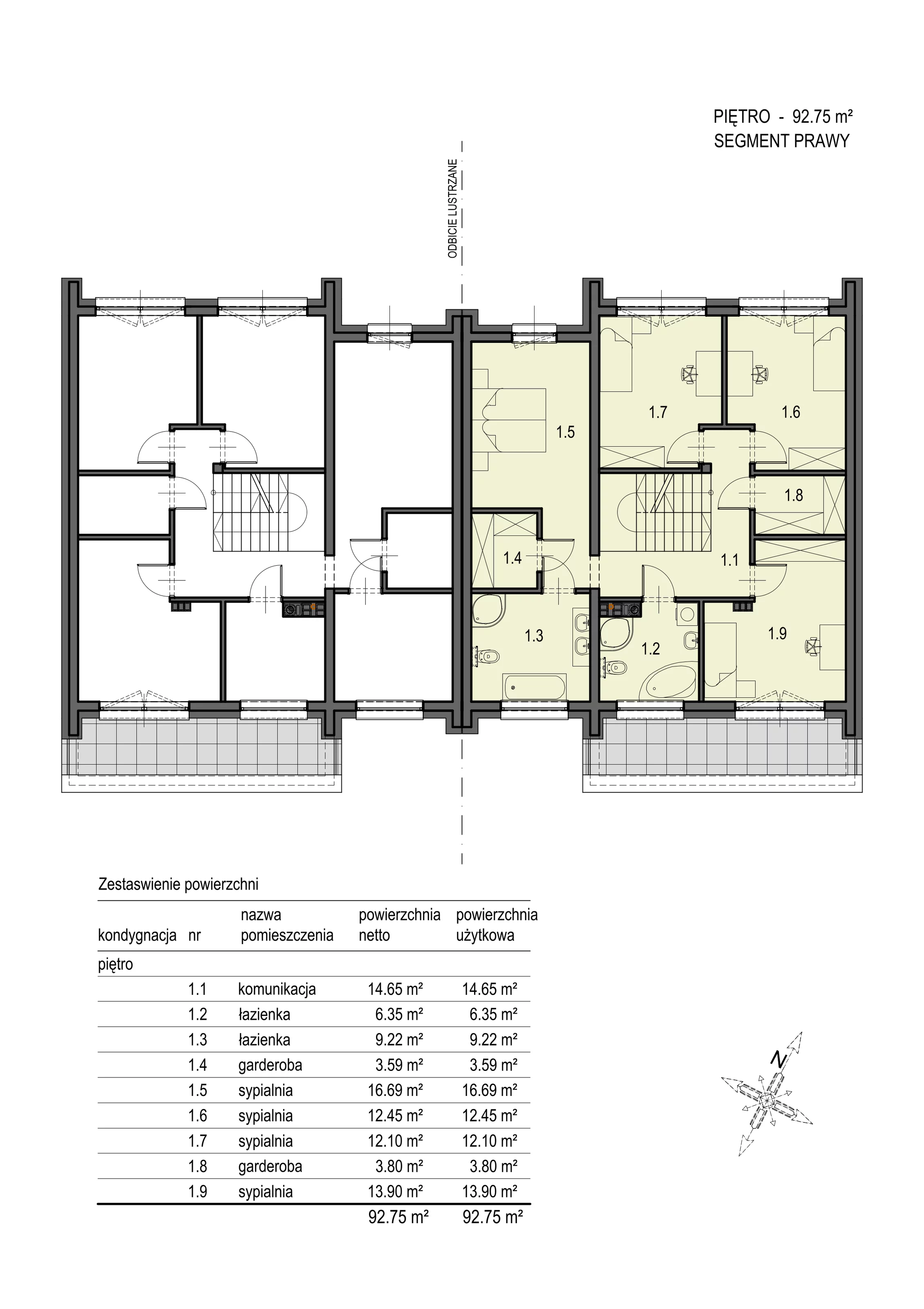 Dom 212,00 m², oferta nr 13A, Domy Dobrzykowice, Dobrzykowice, ul. Chabrowa