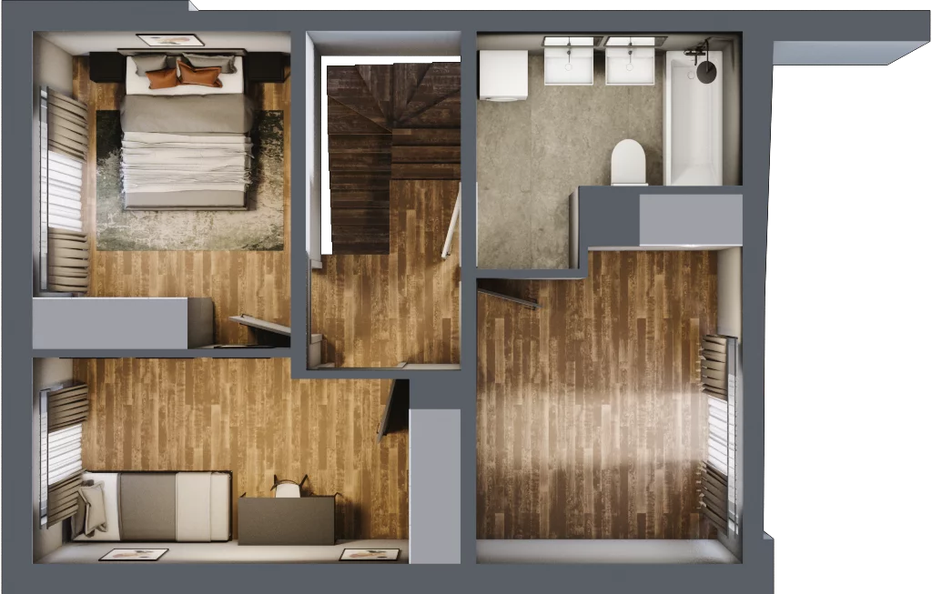 5 pokoi, mieszkanie 92,62 m², parter, oferta nr 4A.1, Przystanek Ursus, Warszawa, Ursus, Czechowice, ul. Markerta