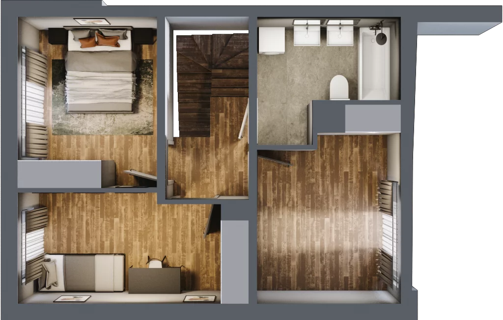 5 pokoi, mieszkanie 92,62 m², parter, oferta nr 6A.1, Przystanek Ursus, Warszawa, Ursus, Czechowice, ul. Markerta