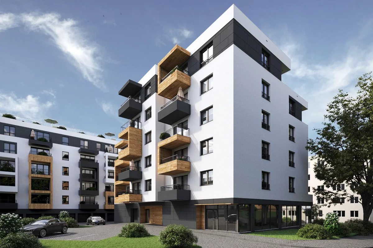 Apartamenty Sikornik - etap II, nowe mieszkania, Adatex S.A., ul. Kormoranów 4c, Sikornik, Gliwice