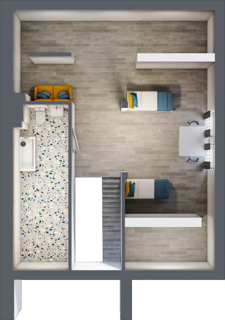 4 pokoje, mieszkanie 134,60 m², piętro 1, oferta nr 29/b, Osiedle Zielona Podkowa, Otrębusy, ul. Waniliowa 7/2