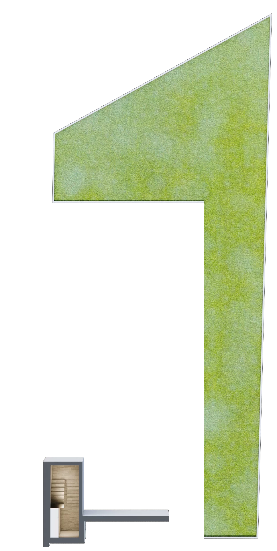 4 pokoje, mieszkanie 134,60 m², piętro 1, oferta nr 70/b, Osiedle Zielona Podkowa, Otrębusy, ul. Waniliowa 7/2