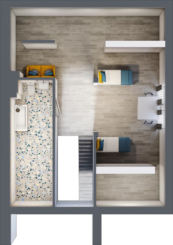 4 pokoje, mieszkanie 134,60 m², piętro 1, oferta nr 70/b, Osiedle Zielona Podkowa, Otrębusy, ul. Waniliowa 7/2