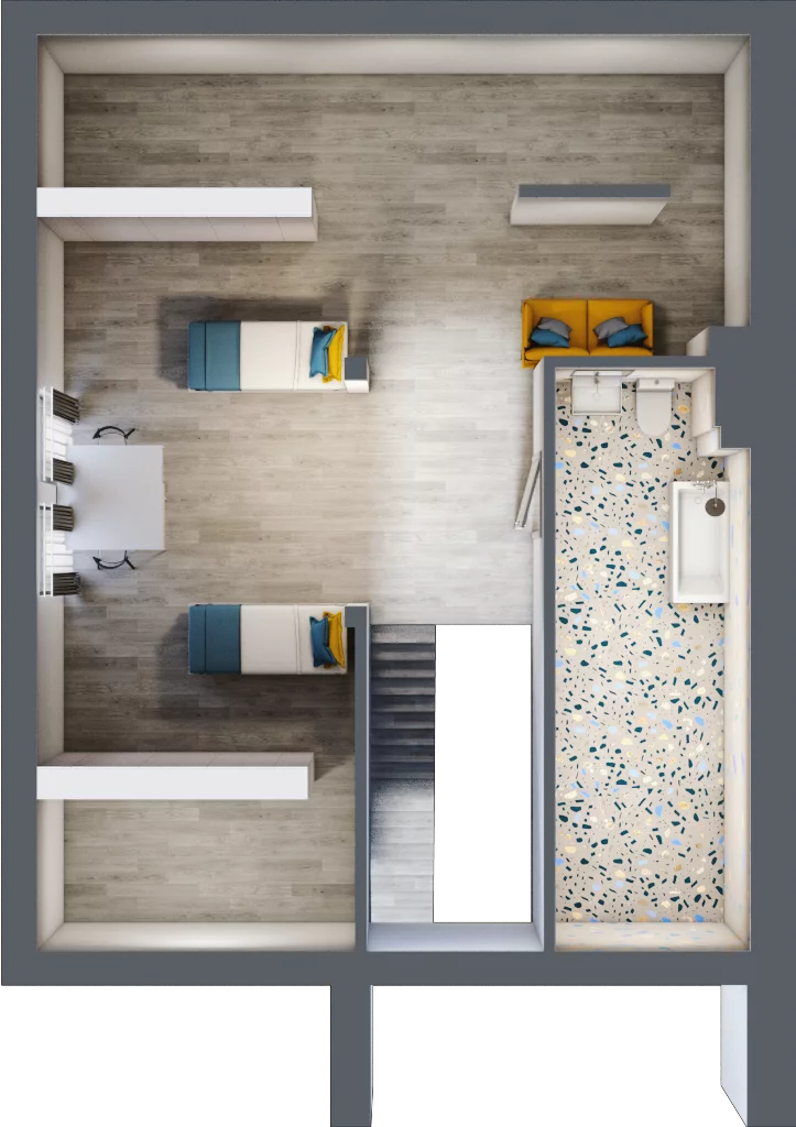 4 pokoje, mieszkanie 134,60 m², piętro 1, oferta nr 69/b, Osiedle Zielona Podkowa, Otrębusy, ul. Waniliowa 7/2