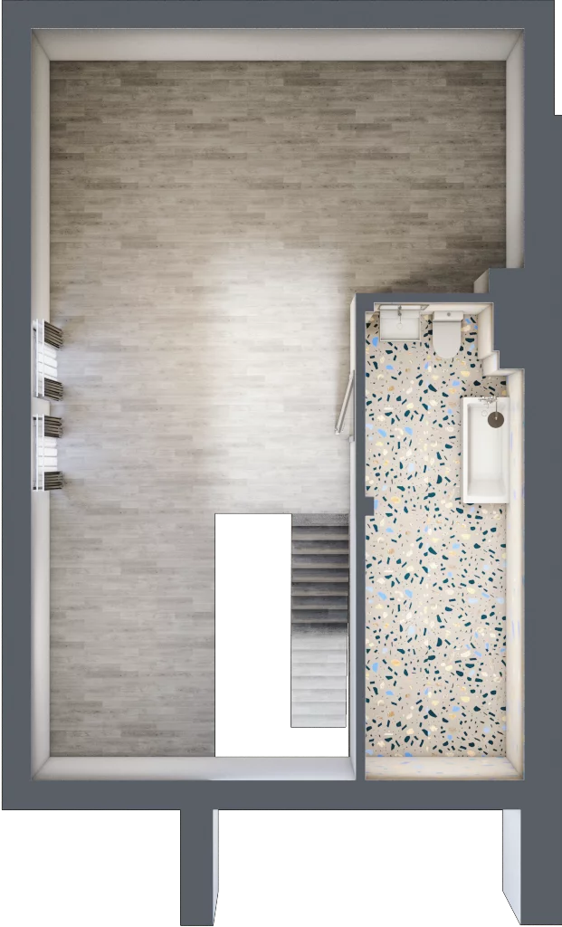 4 pokoje, mieszkanie 114,70 m², piętro 1, oferta nr 55/b, Osiedle Zielona Podkowa, Otrębusy, ul. Waniliowa 7/2