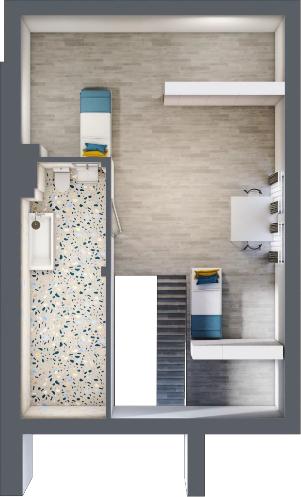 4 pokoje, mieszkanie 114,70 m², piętro 1, oferta nr 56/b, Osiedle Zielona Podkowa, Otrębusy, ul. Waniliowa 7/2