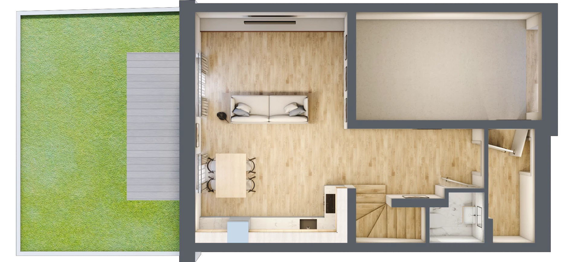 Dom 112,98 m², oferta nr 1B, Residence Kaputy Umiastowska, Kaputy, ul. Przyjazna 7