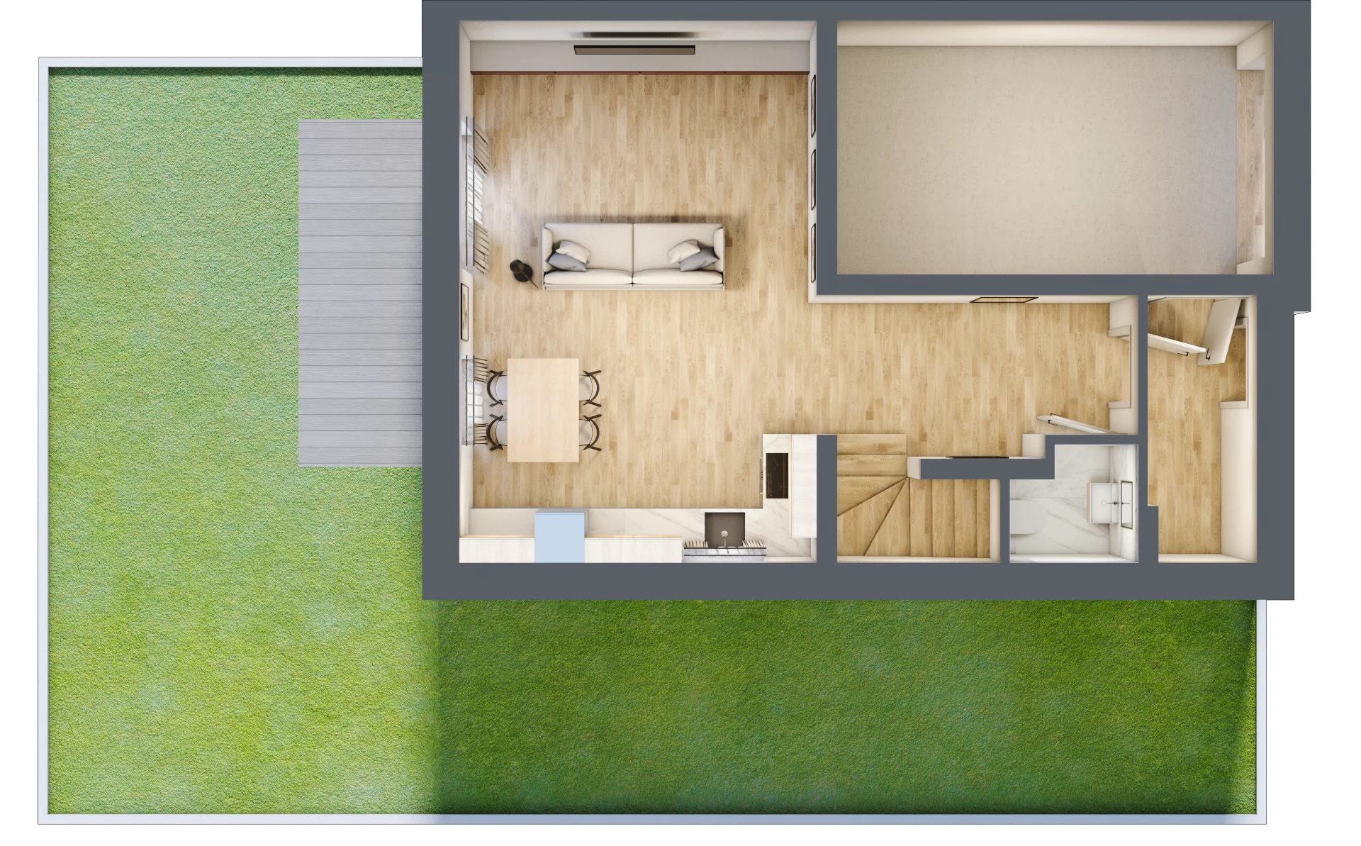 Dom 112,98 m², oferta nr 2B, Residence Kaputy Umiastowska, Kaputy, ul. Przyjazna 7