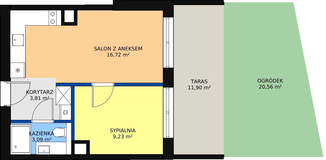 Zalety apartamentu inwestycyjnego 32.85 m², A 0.4