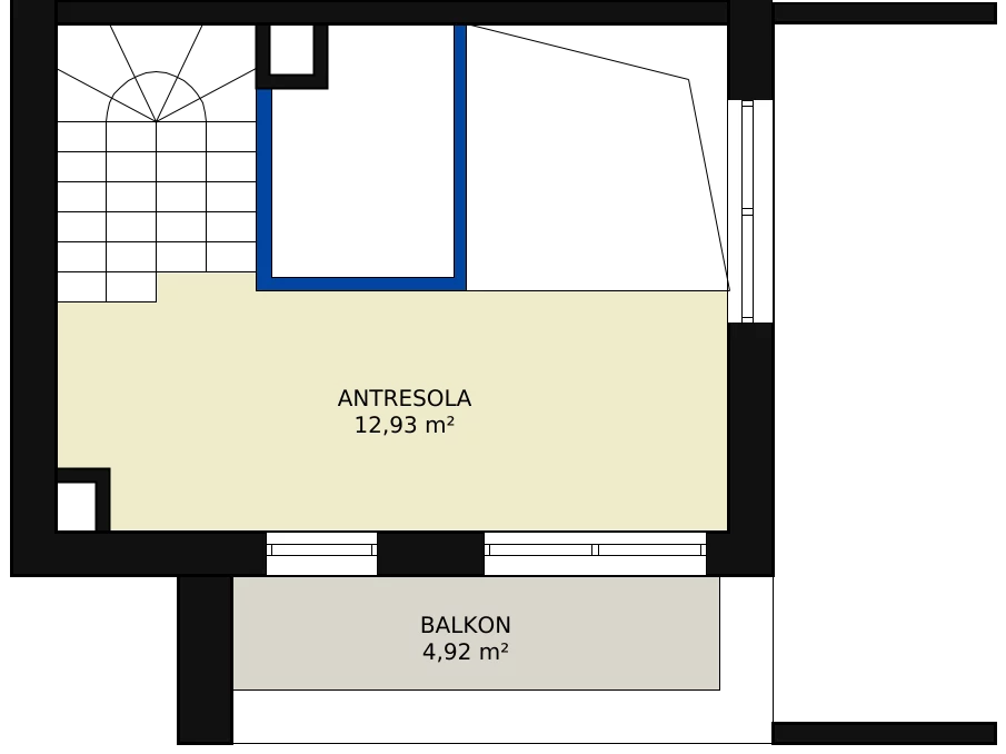 2 pokoje, apartament inwestycyjny 46,17 m², piętro 1, oferta nr A 1.5, SO! Resort Sobieszewo, Gdańsk, Wyspa Sobieszewska, Sobieszewo, ul. Żonkilowa 50