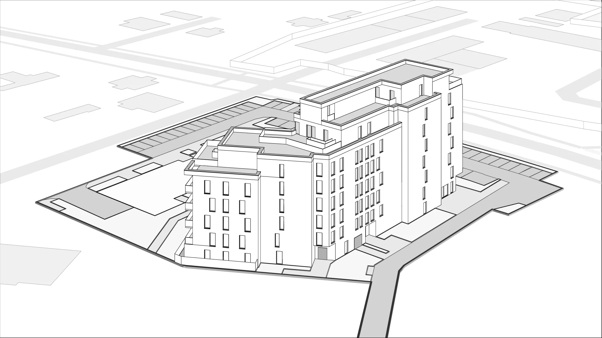Wirtualna makieta 3D mieszkania 44.19 m², E/M41