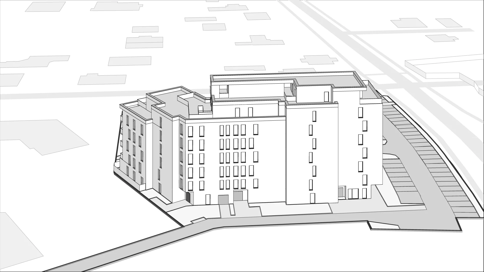 Wirtualna makieta 3D mieszkania 44.44 m², E/M16