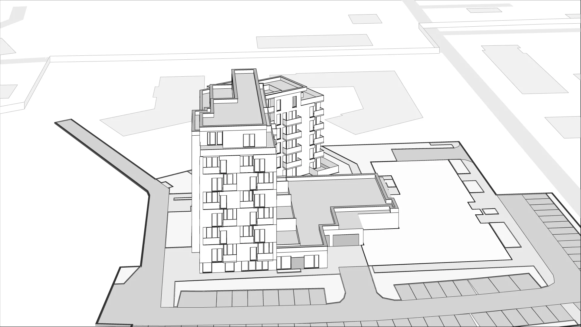 Wirtualna makieta 3D mieszkania 58.21 m², E/M19
