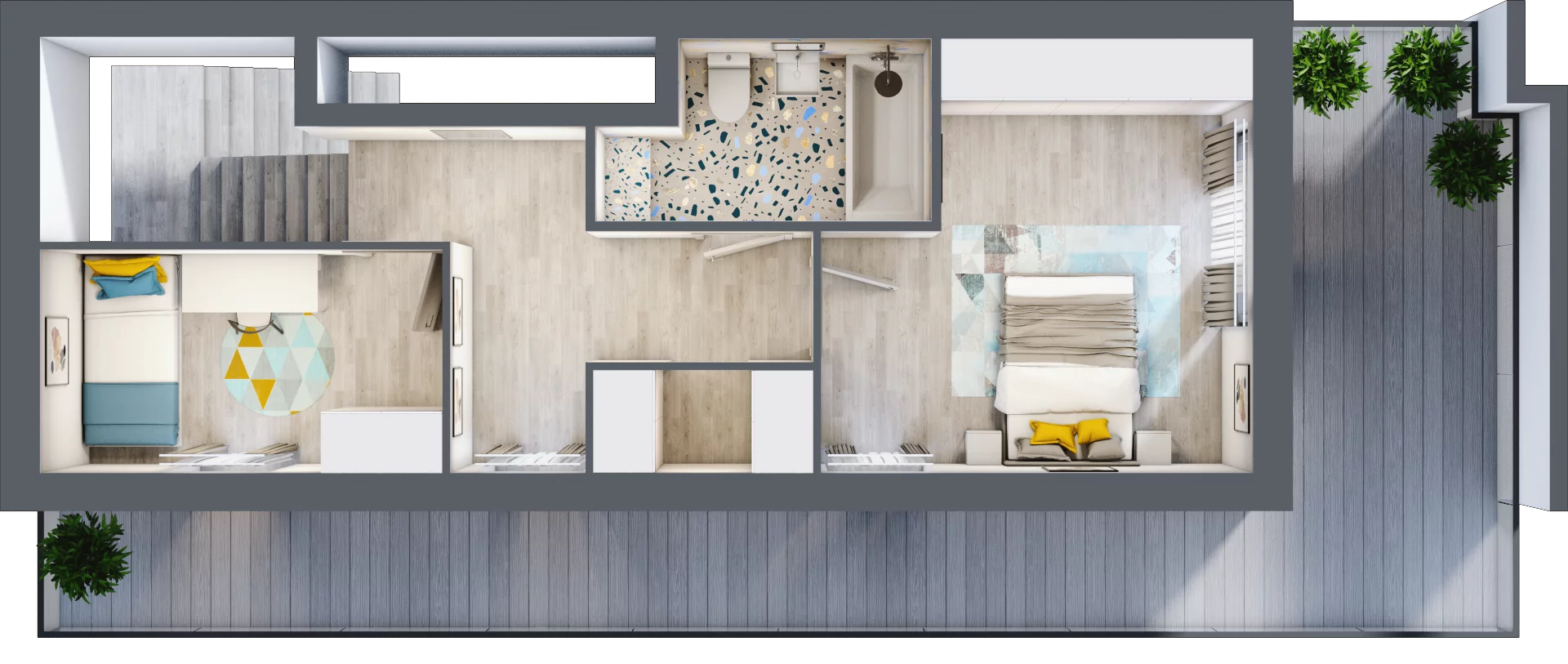 3 pokoje, mieszkanie 80,89 m², piętro 6, oferta nr E/M34, Stara Cegielnia etap II, Mielec, ul. Wojsławska 1