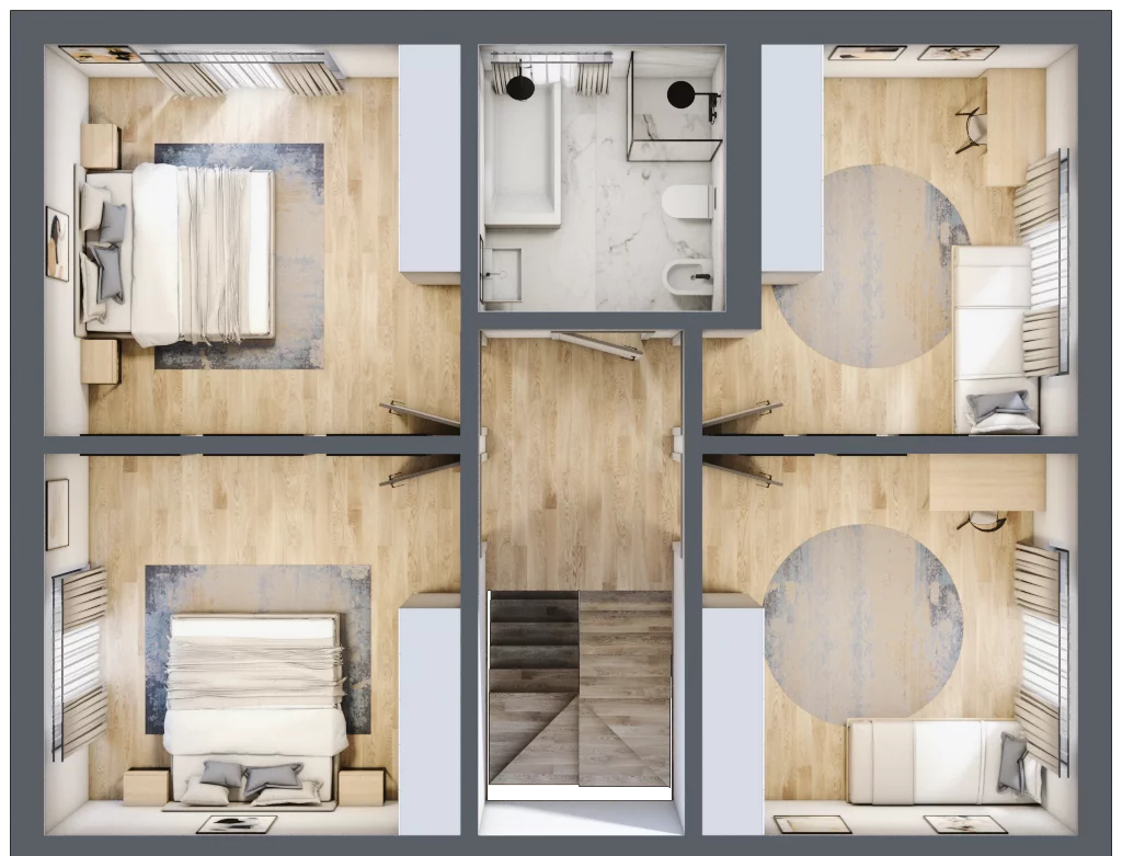 Dom 136,60 m², oferta nr 49A/2, Osiedle Stary Sad II, Opole, Krzanowice, ul. Krzanowicka