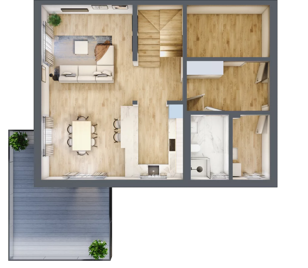 Dom 136,60 m², oferta nr 49A/1, Osiedle Stary Sad II, Opole, Krzanowice, ul. Krzanowicka