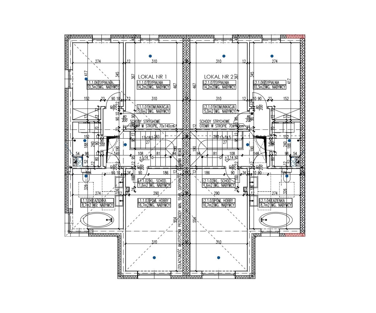 Dom 121,80 m², oferta nr B2-2, Osiedle Traugutta Residence, Grodzisk Mazowiecki, ul. Traugutta 29E