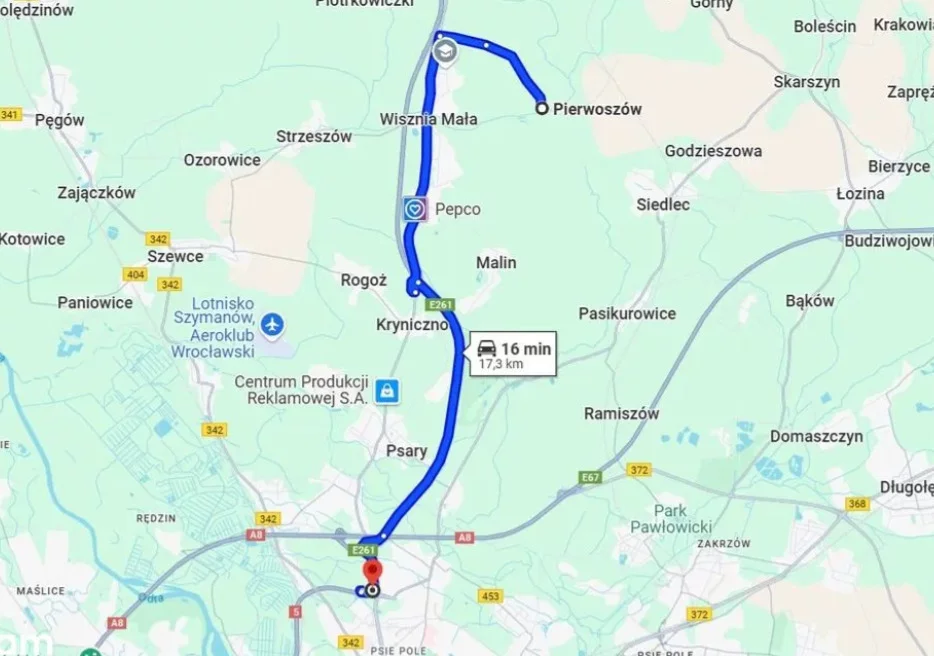 Działka 1 033,00 m², oferta nr , 148/7250/OGS, Pierwoszów, Gajowa