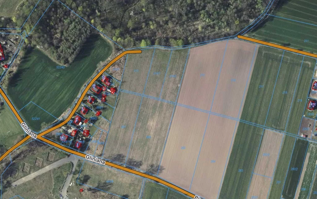 Działka 4 800,00 m², oferta nr , 51/7250/OGS, Zachowice, Gliniana