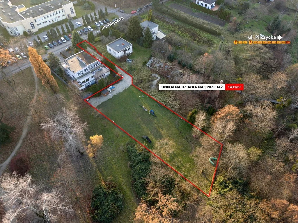 Działka 1 431,00 m², oferta nr , 119/7250/OGS, Wrocław, Pilczyce-Kozanów-Popowice Północne, Pilczyce, Mączna