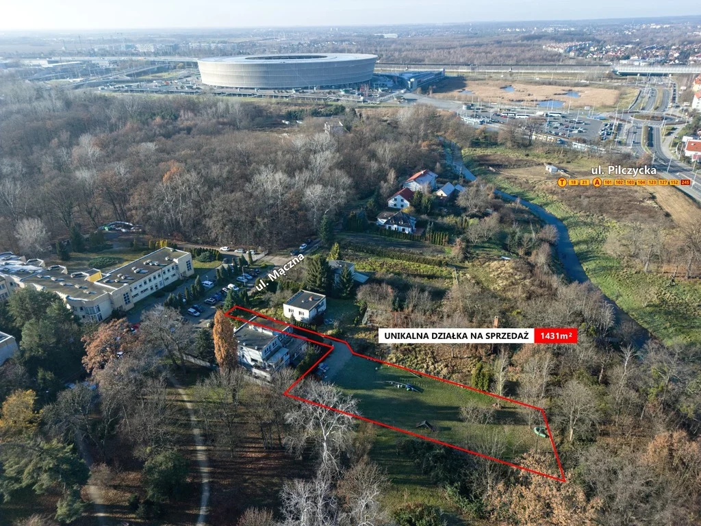 Działka 1 431,00 m², oferta nr , 119/7250/OGS, Wrocław, Pilczyce-Kozanów-Popowice Północne, Pilczyce, Mączna